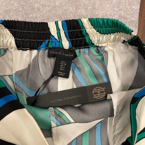 House of Harlow 1960 Multicolor Wide Leg Pullover Pants.Size S - Picture 10 of 13